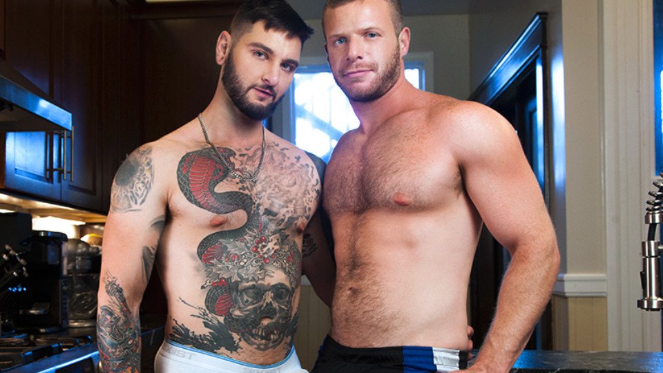 XBIZ's tweet photo. NakedSword Originals Debuts 'Making Rent' @BrianBondsXXX ?@teddy_bryce https://t.co/kr8jJQnUuY https://t.co/jJkeweYkTQ