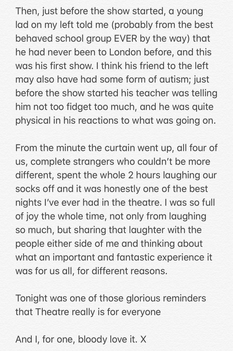 nataliethorn's tweet image. For the cast/creators of @playgoeswrong @mischiefcomedy - Thank You #TheatreIsForEveryone