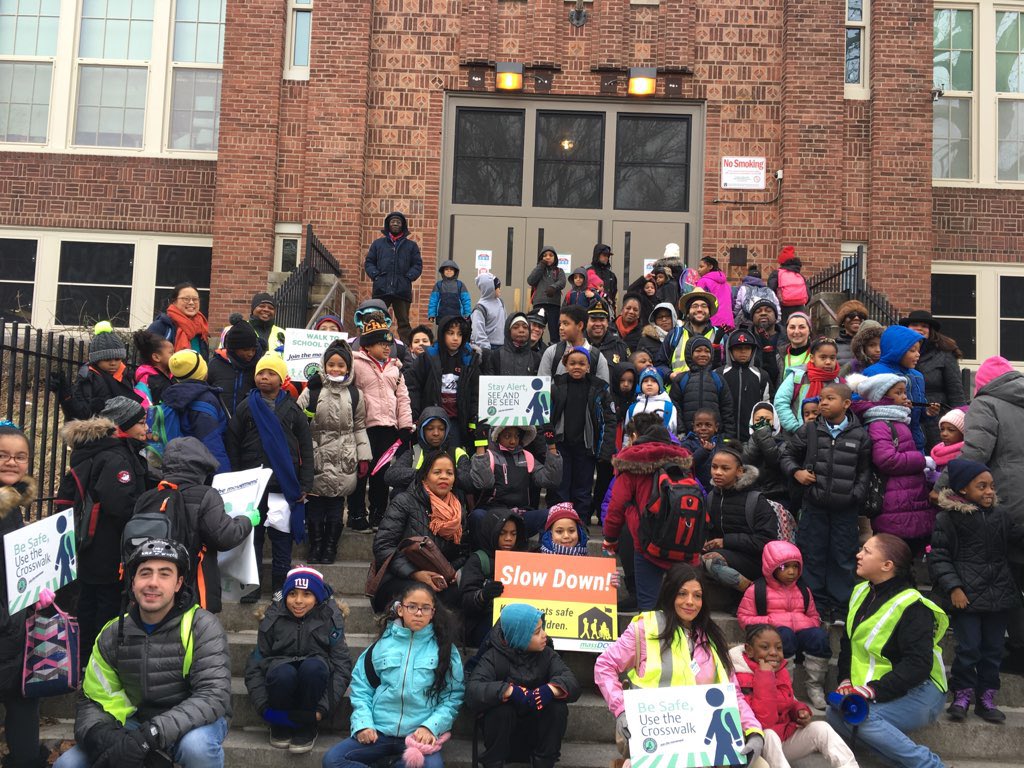 CoachBalto's tweet photo. #BPSWalkToSchoolDay was a blast. 3 walking routes all meeting at the Ellis!! So much fun!! Thank you parents, staff, @Kim_Janey & of course @bostonpolice Every time the final picture has more students in it!! #EllisWellness #SafeRoutesBoston https://t.co/s37lMdQbx1