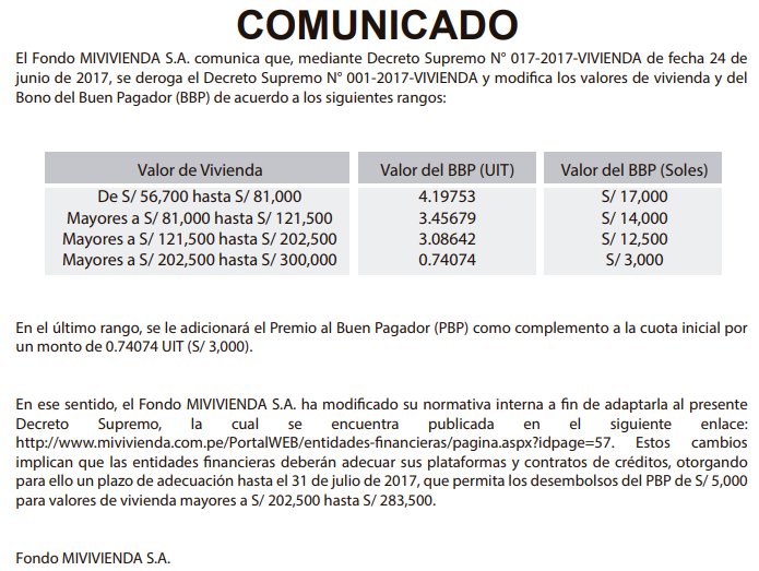 Ppukkita's tweet image. Fondo mi vivienda bono al buen pagador. Conoce los montos que el estado te da para comprar un casa o departamento. Gracias #techito @Carlos_Bruce al menos apalea las altas tasas de interes de los #Bancos
