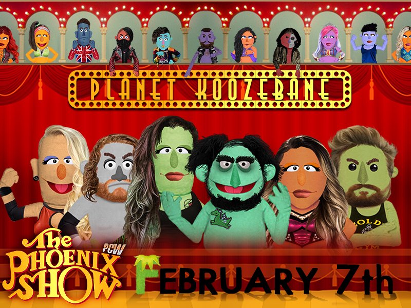 TimeForPhoenix's tweet image. PCW Phase Seven: Pʟᴀɴᴇᴛ Kᴏᴏᴢᴇʙᴀɴᴇ

Featuring:
@TommyBudgen vs @PansexualPhenom
@IvysIncarnate vs @HuntrcssHowling
@WankerKillerME vs @SilencedStriker
@AdeptGrappler vs @ThySoulDenied

 justpaste.it/PCWPlanetKooze…