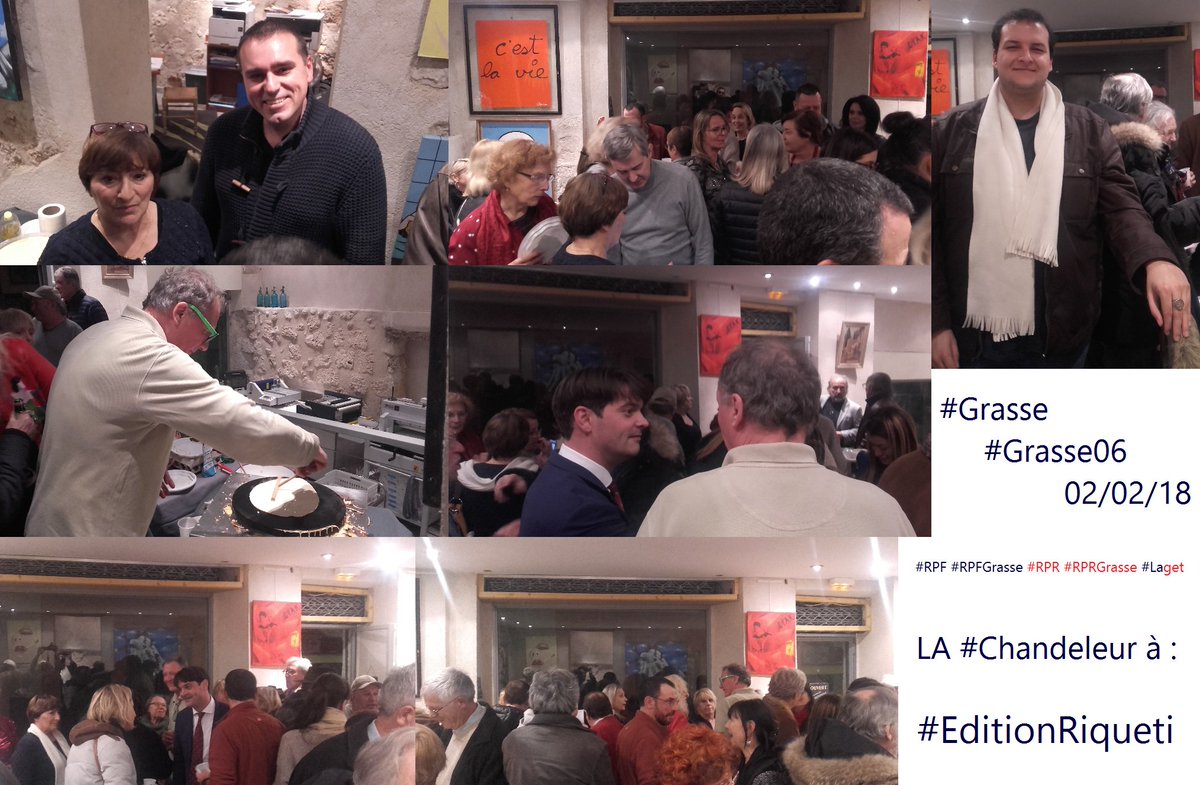 RPF_Grasse's tweet photo. 2 événements récents : la #Chandeleur à l'Imprimerie / #EditionsRiqueti et l'Assemblée Générale de l' #UNSOR au Palais des Congrès - #Grasse #Grasse06 #CAPG #PaysdeGrasse #AlpesMaritimes - cc @JEANRENELAGET - #RPF #RPFJ #RPFGrasse #Laget https://t.co/wmEUew2z2j