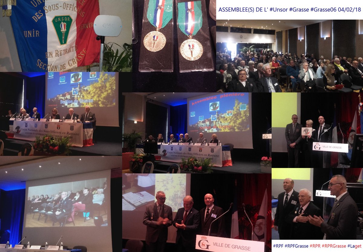 RPF_Grasse's tweet photo. 2 événements récents : la #Chandeleur à l'Imprimerie / #EditionsRiqueti et l'Assemblée Générale de l' #UNSOR au Palais des Congrès - #Grasse #Grasse06 #CAPG #PaysdeGrasse #AlpesMaritimes - cc @JEANRENELAGET - #RPF #RPFJ #RPFGrasse #Laget https://t.co/wmEUew2z2j