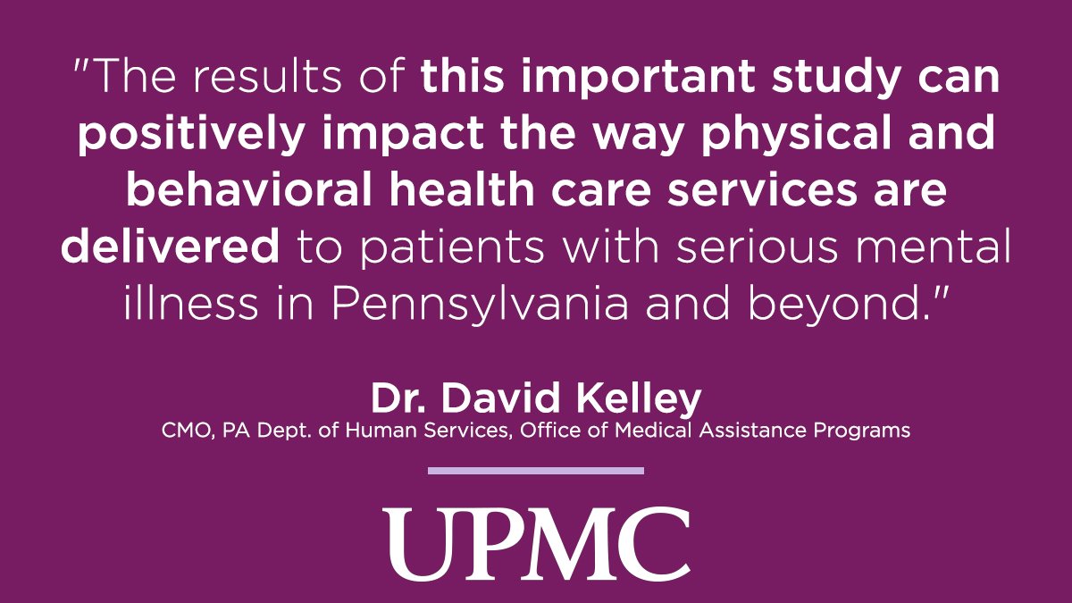 UPMCpolicy's tweet photo. A UPMC study is drawing praise from policy and #behavioralhealth experts for an innovative behavioral health home plus model that had a positive impact on individuals with serious mental illness.

Read why 40 providers implemented similar models: https://t.co/CX13pPRENe https://t.co/gXwxFyG0f9