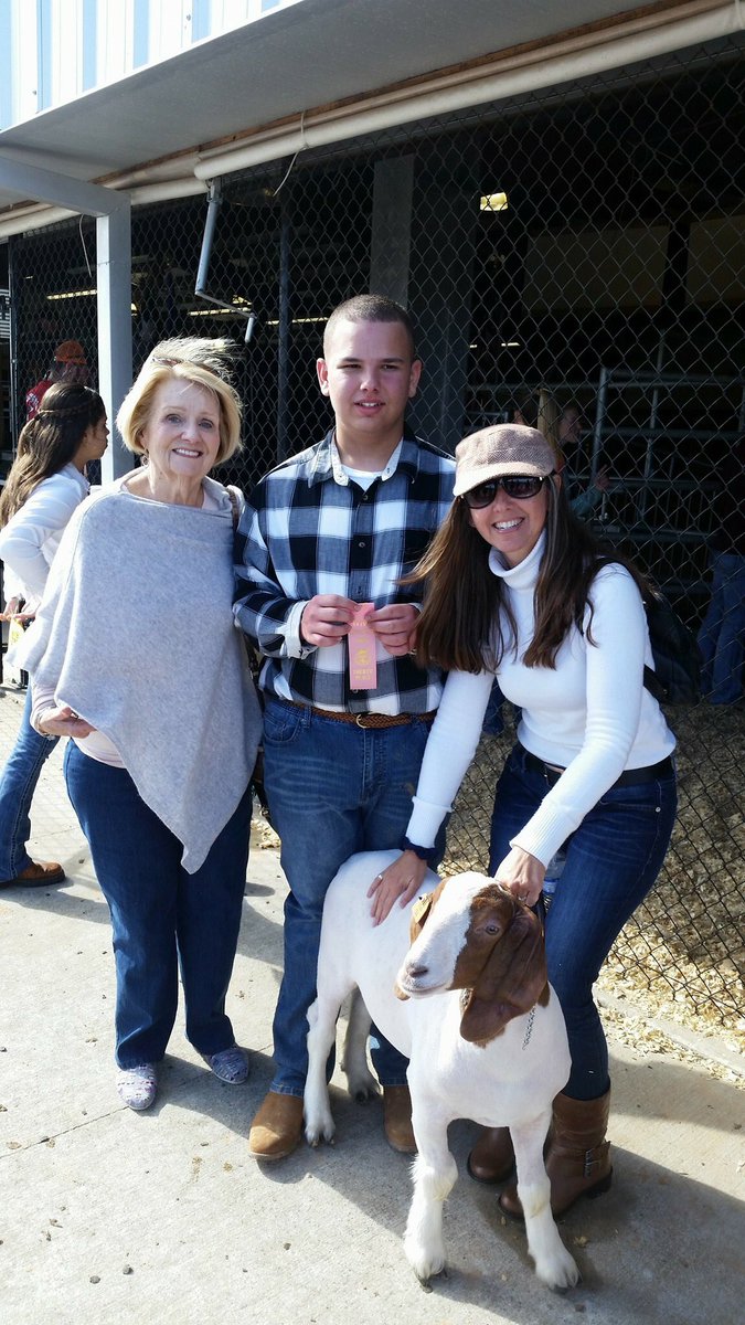 Last week I placed in auction for the Livestock Show. This was my very first animal too. <a href="/ClearBrookHS/">Clear Brook HS</a>