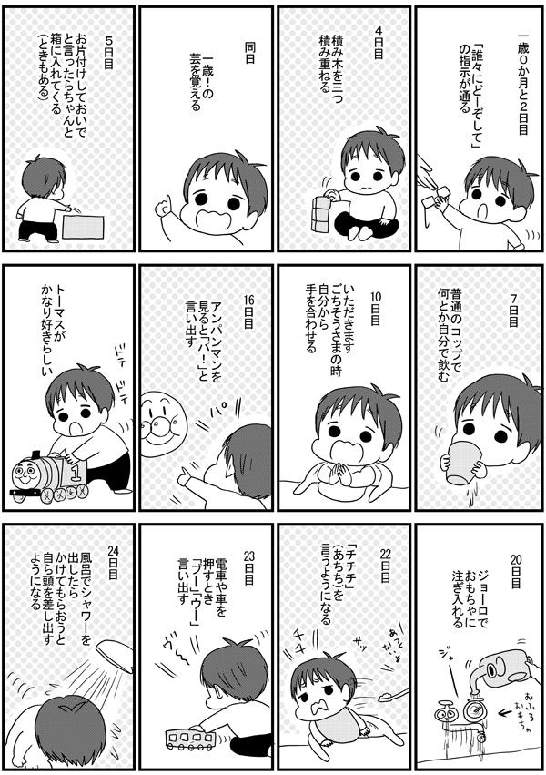 次男1歳0か月まとめ  