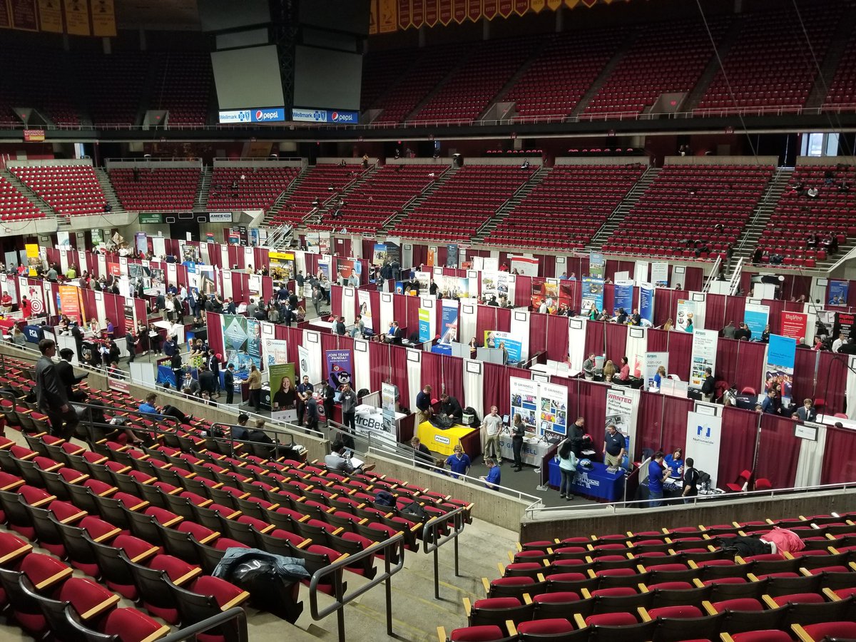 BeaconHillDSM's tweet photo. Successful day at the @IowaStateU career fair! https://t.co/7LrF3HdGjW