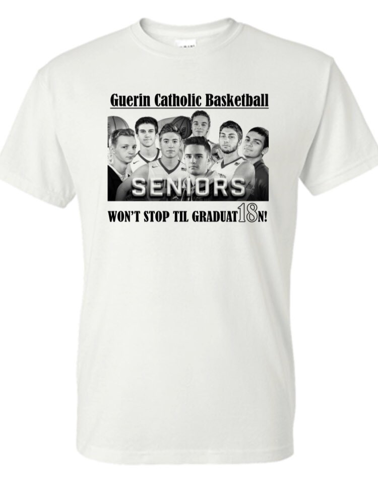 shellythieme's tweet photo. Don’t miss SENIOR NIGHT for @Guerinhoops this Friday vs. Indpls Washington! JV at 6, Varsity to follow! FREE t-shirts for first 200 @GCHSStudent fans courtesy of Lumavate and @SomersetCPAs! #GCHS2018 https://t.co/vezdHjmObi