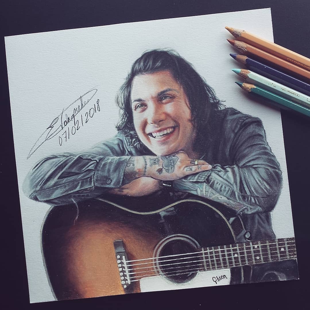 eve_vangrieken's tweet photo. Finally finished this drawing after nearly a year @FrankIero #frankiero https://t.co/IVItRtYt1S