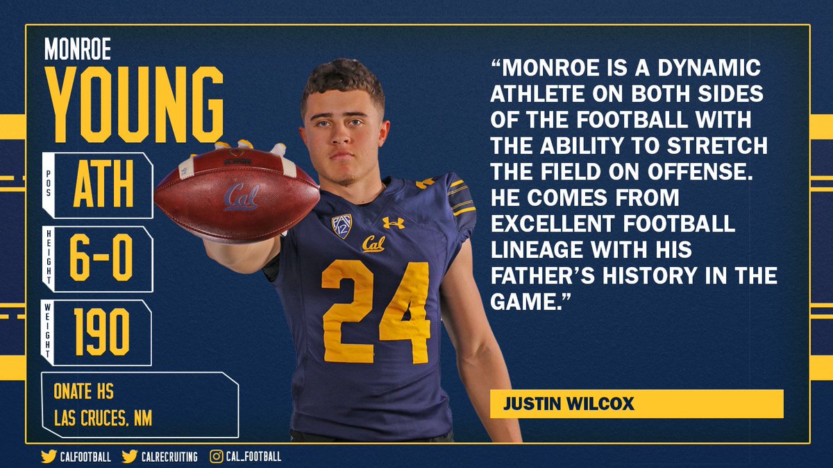 CalFootball's tweet photo. π Dynamic π
@YoungFlight11 is part of the #CalFamily18 https://t.co/STKY5CEfF7