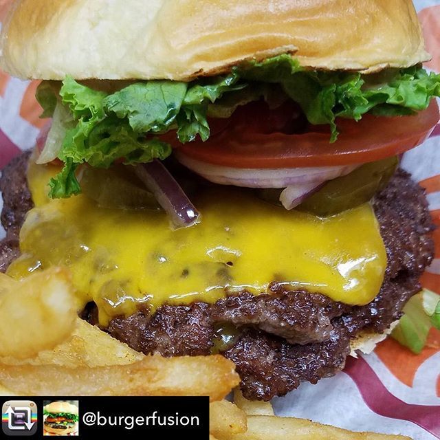 It's lunch time. We're starving, what about you? Head on over to <a href="/burgerfusion/">Burger Fusion Co.</a> for a juicy burger. #burger #lunchtime #burgerfusion #food ift.tt/2BKllbX