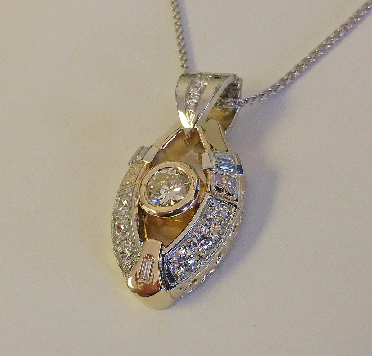 precisionring's tweet image. One question we are always asked is, what can I do with the old jewellery I have accumulated over the years? Here is an example of what we made for one of our customers. We used her gold and diamonds to create a one of a kind stunning pendant!  Visit us at precisionring.com