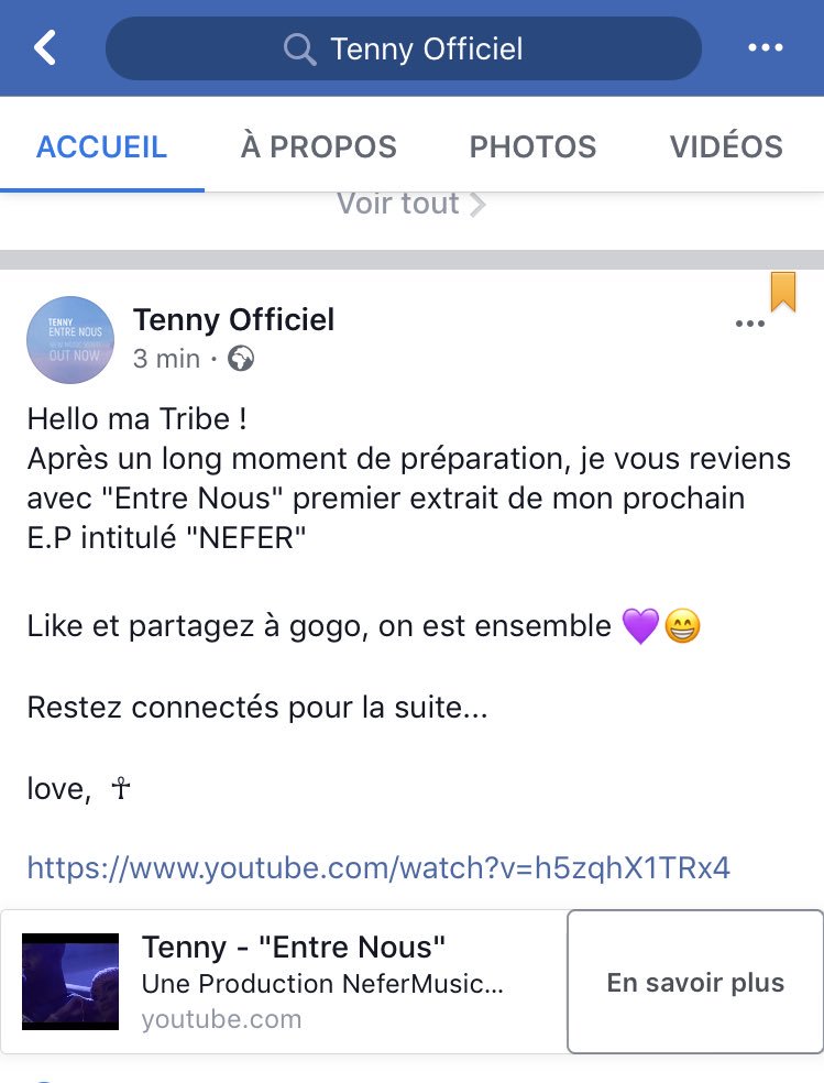 TennyArmy's tweet photo. #FCB# | Une bonne nouvelle arrive jamais seule... ✨ Fière de vous annoncer que @TennyOfficiel sortira un EP très prochainement, qui s’appellera « NEFER »... |#Symbolique #Proud #TheComeBack #TennyArmy ✨ https://t.co/EfhQQGU5RH