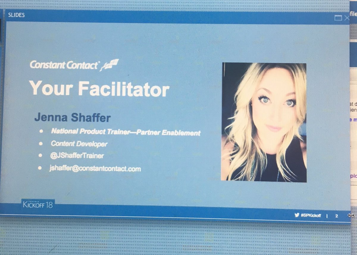 Lauradrain1's tweet photo. Thank you Info was great info Power Combo I love the idea #SPKickoff @jennifer https://t.co/PxdRHXTMm1