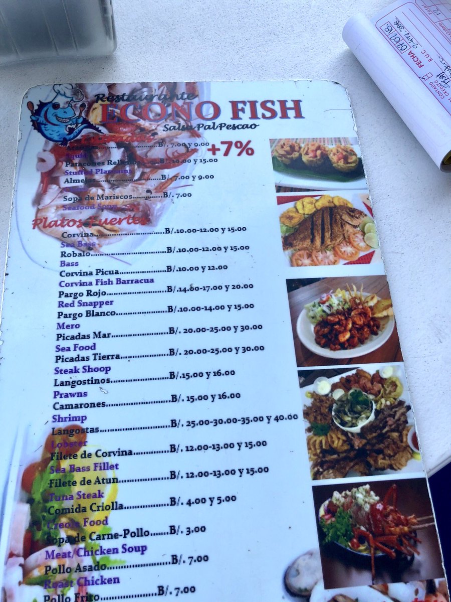 LuisPoloRoa's tweet image. Cuídense de estos LADRONES en el #MercadoDelMarisco,  te presentan un menú y cuando te traen la cuenta te quieren cobrar otra cosa. Me acaba de pasar. Pero adivinen... me les rayé y no les pagué su #Transe. Así es que se #kgan en el Turismo. @panamamunicipio @AcodecoResuelve