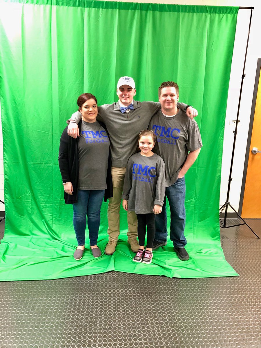 jasulfaro's tweet photo. National Signing Day! So proud of my grandson Codi. Signed with Thomas Moore College! #proudfamily #thomasmoorecollege https://t.co/DBkIhG6sKg