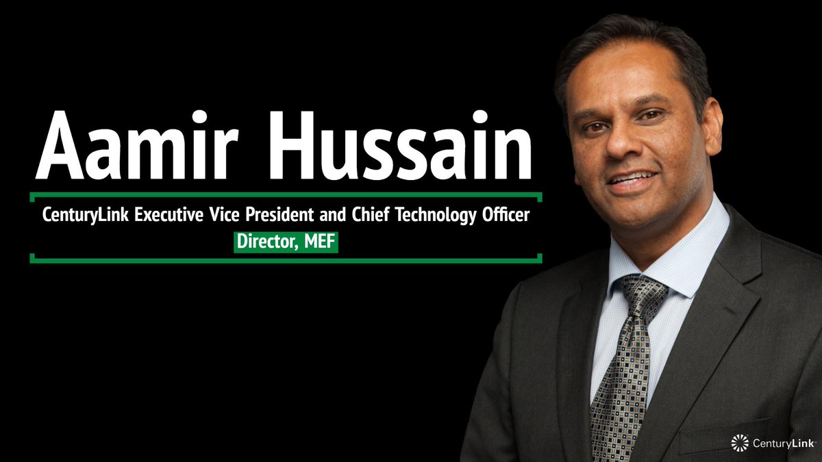 CenturyLink's tweet image. .@CenturyLink #CTO @axhussa, joins @MEF_Forum #BOD: bit.ly/2E7UsQW #NetworkMatters #DigitalTransformation