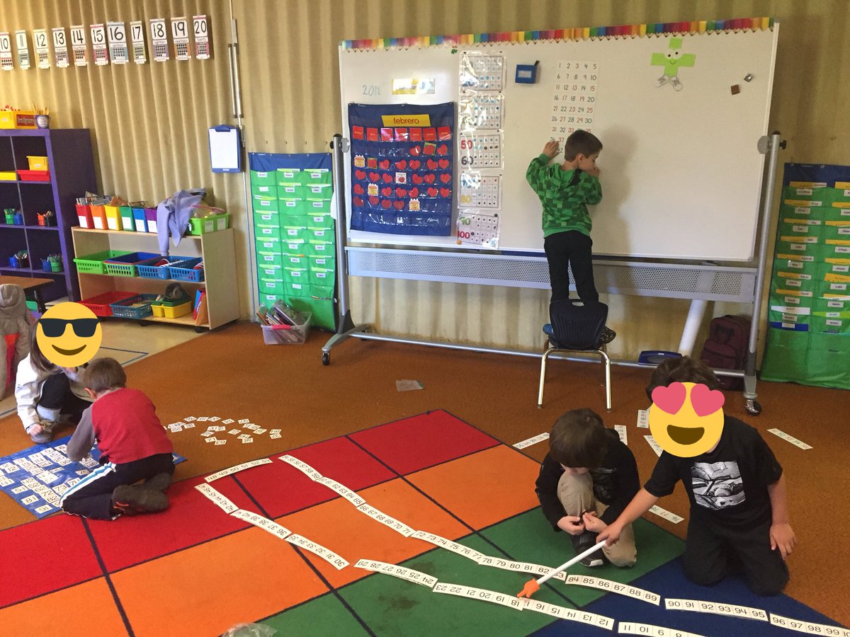 MissVsKinder's tweet photo. Mathematicians working hard in B-4 this morning ! @MtDiabloUSD @BancroftTWDI https://t.co/ePig92gxwc