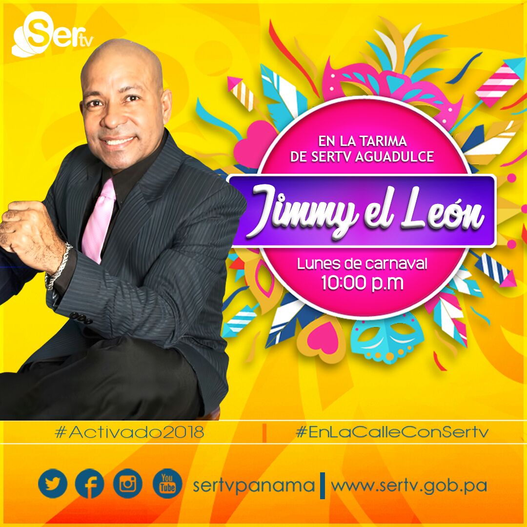 Lunes de Carnaval en Aguadulce Jimmy el León en la #TarimaIntensaSertv #Salsa #Panamá <a href="/SERTVPANAMA/">SERTV 📺</a> <a href="/leoalvarado25/">RESISTENCIA</a>