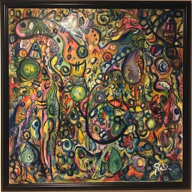 sarahaswed1's tweet photo. Painted years back and sold... #myart #myexpression #mywork #abstractart #abstractexpressionism #abstractjourney #colour #oil #canvas #a... https://t.co/OymFJ0sbH3
