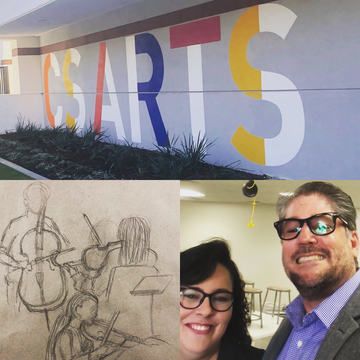 #DuarteUSD Principal for a Day! There are incredible things happening at <a href="/CSArtsSGV/">CSArts-SGV</a>! Thank you for showing us the facilities, Dr. Wallace!