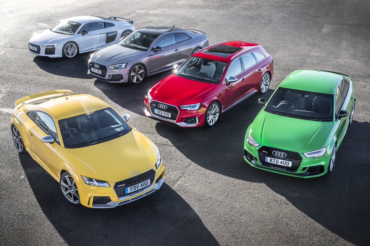 AudiUKPress's tweet photo. If you joined us at the 2018 #RangeReview, here’s everything you need to know about the 28 Audi models in attendance > https://t.co/B0sjAH0sW2 https://t.co/6hFgxvx7OY