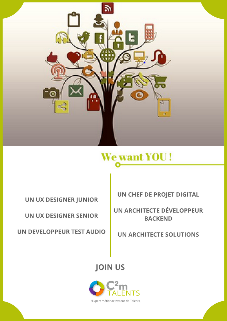 <a href="/Challenge2Media/">Challenge2Media</a> looking for the digital talents of tomorrow for a great innovation project. #innovation #project #digitalinnovation  #C2mTalents #Hiring #jobsearch #media #TV #Digital.  challenge2media.com/jobs/
<a href="/Gilles/">Gilles</a> Amzallag  @Câline El Hélou @Alizée Picard <a href="/william/">William</a> renault