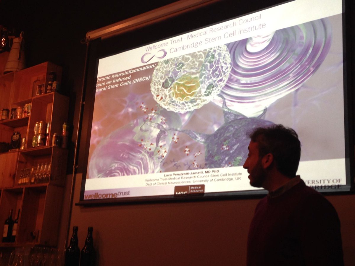 Dr_LPJ's tweet photo. Giving my talk to the #NeuroTalks @CamBrainCNS on induced Neural Stem Cells and #multiplesclerosis #ms. Thank you for the kind invitation! https://t.co/9x4an2qQdL
