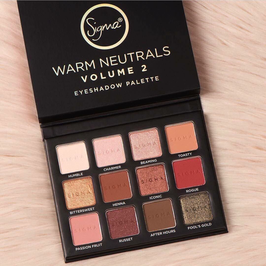 CoinMakeup's tweet photo. La dernière Palette Warm Neutrals Volume 2 SIGMA BEAUTY est dispo sur CoinMakeup 😍♥️ #CoinMakeup #sigmabeauty #warmneutrals2 @sigmabeauty https://t.co/Z2glXxReCp