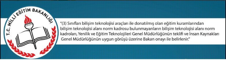 btoplatformu's tweet photo. 25 Kasım 2016'da resmi gazetede yayımlanan yönetmeliğin BT alanı norm maddesinin artık uygulanmasını bekliyoruz. #KodlamaİçinBilişimÖğretmeni

@akandemir80 Ahmet Hocam memurlar.nette KODLAMA ve BT NORM için bir talep yazısına yer verir misiniz ? https://t.co/xIEcQLP2RQ