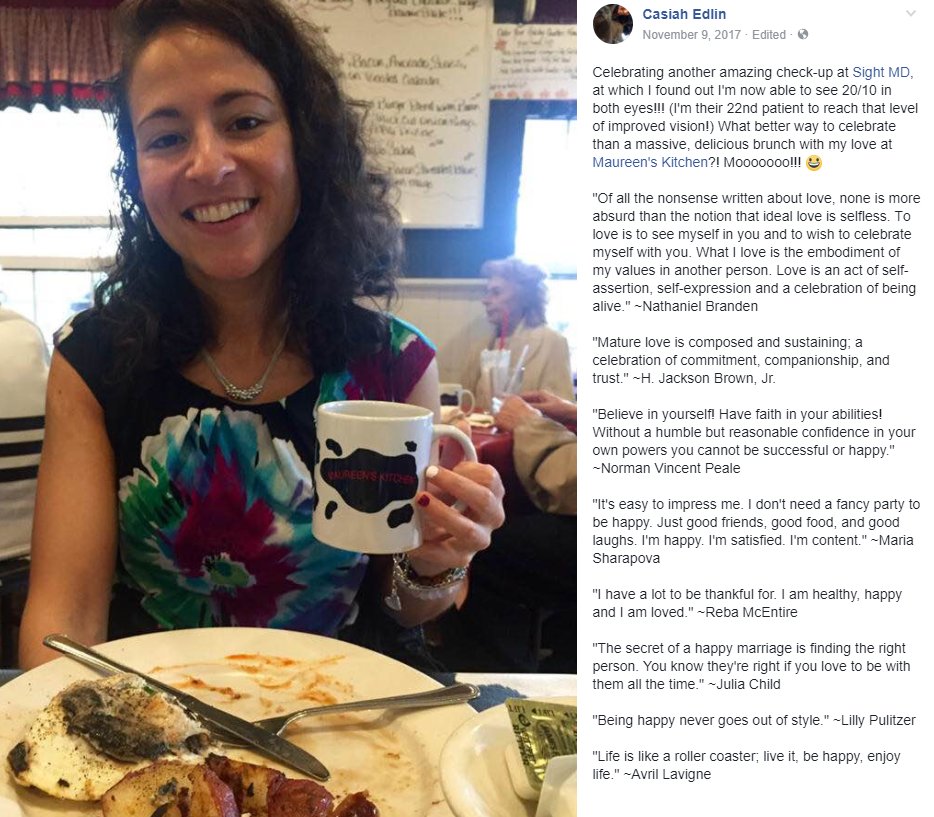 sightmd's tweet photo. Congratulations to our January #LASIK raffle winner, Casiah! Her wonderful review celebrating her experience after LASIK with #SightMD, with a little help from our very own Dr. Martin, gave us a reason to celebrate with her! #Raffle #Giveaway #WednesdayWinner #inspiration https://t.co/gvOm0O8q06