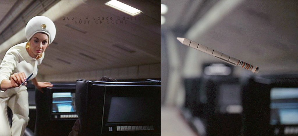 CosmicDST0's tweet image. See our booster pen in a stanley kubrick cult scene 2001: A Space Odyssey
😋#StanleyKubrick #Space #spaceship #designthinking