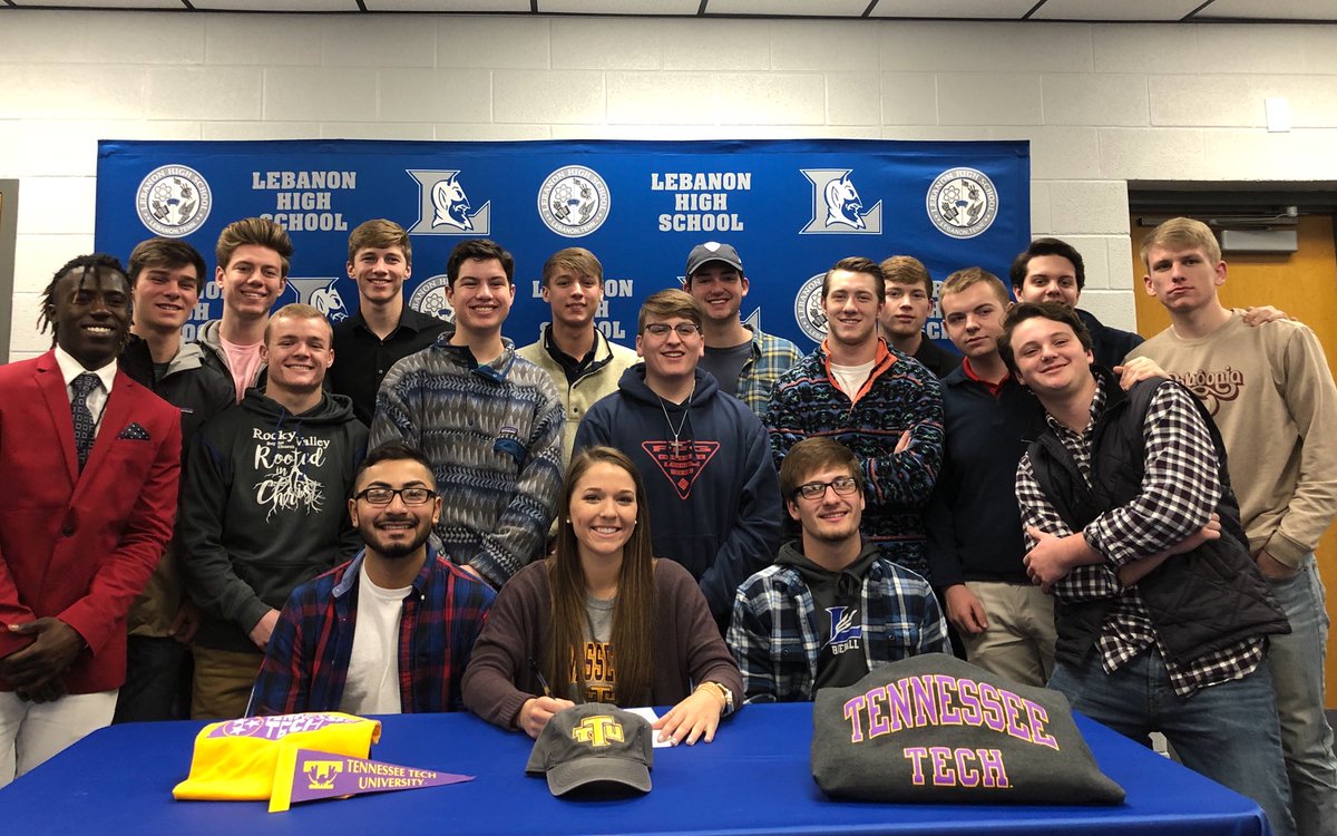 Lebanon_2018's tweet photo. CONGRATS‼️ Ashley Grimes signed with Tennessee Tech today to play soccer‼️ https://t.co/7iL1e3WUkc