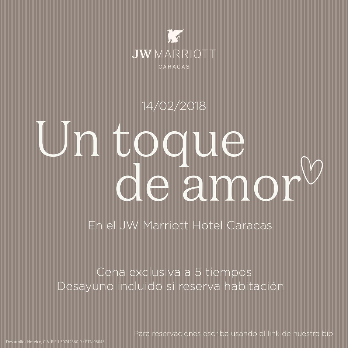 Dale un toque de amor al 14 de febrero y celebra con nosotros.
Reserva a través de goo.gl/wNXovR
