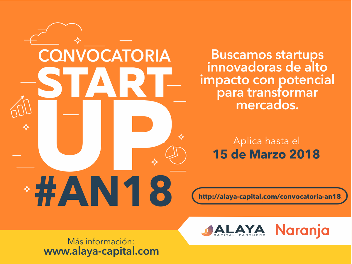 Postula hasta el 15 de marzo a convocatoria fintech de <a href="/AlayaCapital/">ALAYA CAPITAL</a> Argentina. Toda la información y postulaciones en alaya-capital.com/convocatoria-a…