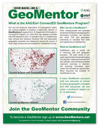 AAGGeoMentors's tweet photo. Want to help bring GIS into K-12 classrooms and get students excited about geospatial technology? Be a #GeoMentor! https://t.co/reo1QGlOup https://t.co/gj908DAjhQ