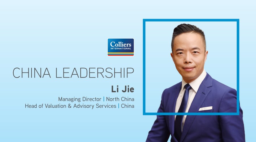 Colliers's tweet photo. Colliers strengthens valuation & advisory services in China with appointment of Jie Li, Head of North China, to dual role | @ColliersAsia #ColliersService
https://t.co/Klzf2O5cXh https://t.co/P4JoukNdsi