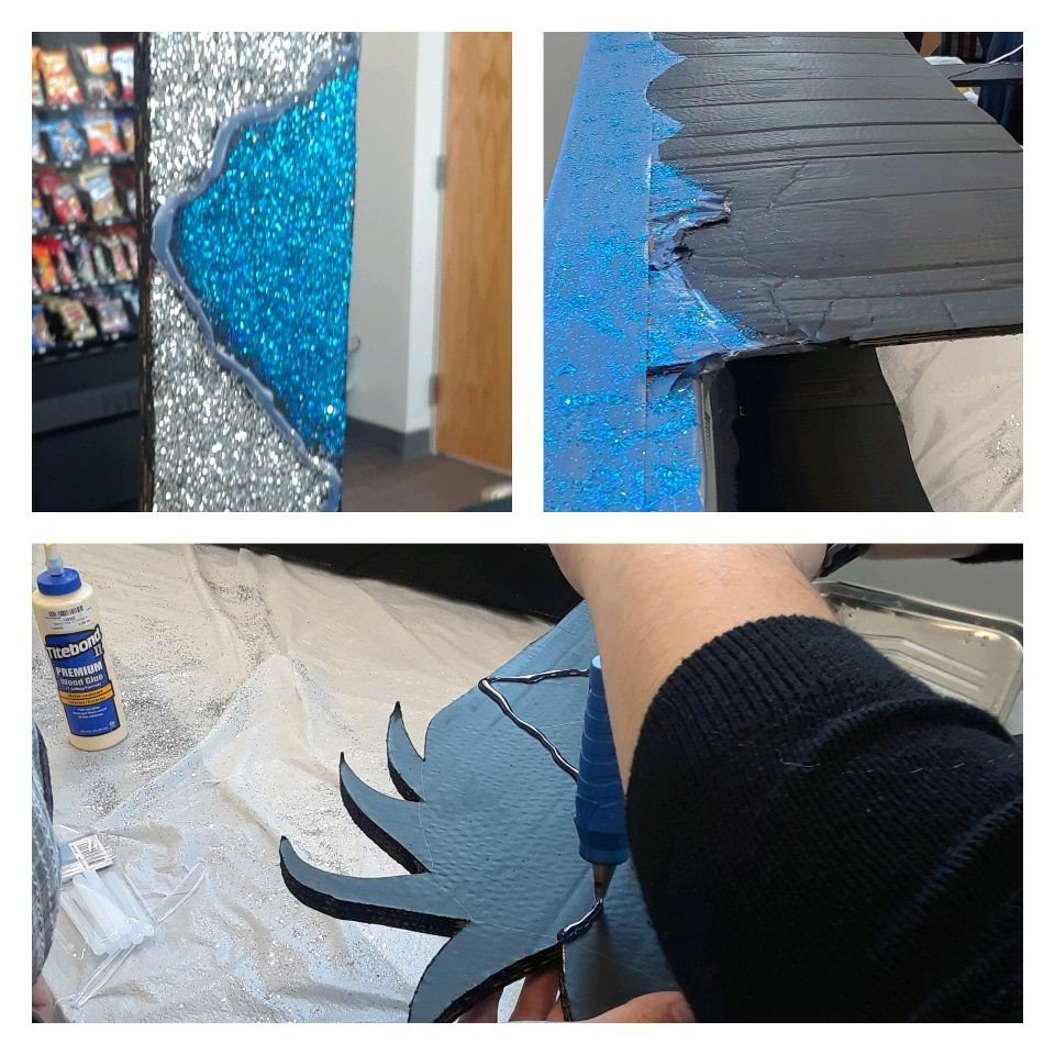 AlbionVISTA's tweet photo. The VISTA team is hard at work preparing for Saturday's Albion Cardboard Classic Sled Race!

What will it be? You need to come to Victory Park on Saturday to find out!!! #CardboardClassic #SoMuchGlitter https://t.co/5qElSmiKFN