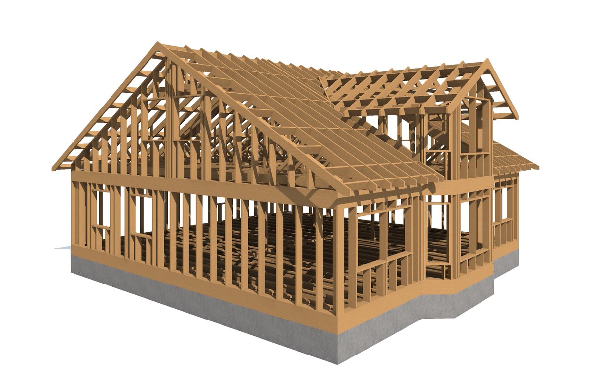 Team4BIM's tweet photo. #ArchiFrame modeling (#drafting wooden structures) by #Archicadteam.com. Contact us- team4bim@gmail.com https://t.co/5o2w5YoXKh
