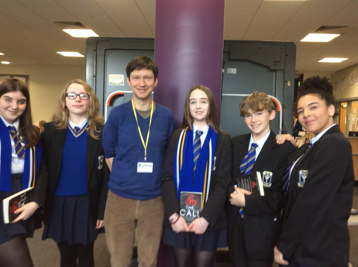 StColumbanusEng's tweet photo. Our wonderful Year 10s accompanied by Mr Ciaran White attended Bangor Grammar to listen to author Paedar O’Guilin give an inspiring talk and take part in a creative writing workshop#sharededucation#stars🌟 https://t.co/qde5bnW9E9
