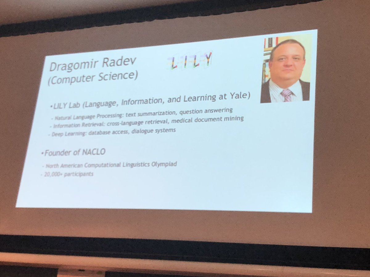 YINSedge's tweet photo. Dan Spielman (@YINSedge co-director) reports that new faculty Yihong Wu can infer the uninferrable. Stellar presentation on faculty available to support #CBDS7Feb initiative. #DataScience @yaledatascience #MindBlown https://t.co/gF96FJoO3s
