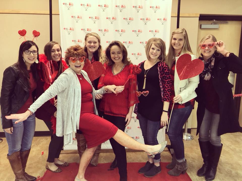 simplifyLED's tweet image. The simplifyLED ladies took a break from the office to go see Donna Heartly and other women share their testimony at the 2018 Go Red for Women Luncheon today ❤️ #gored #giveback #redforwomen #sanangelo #americanheartassociation