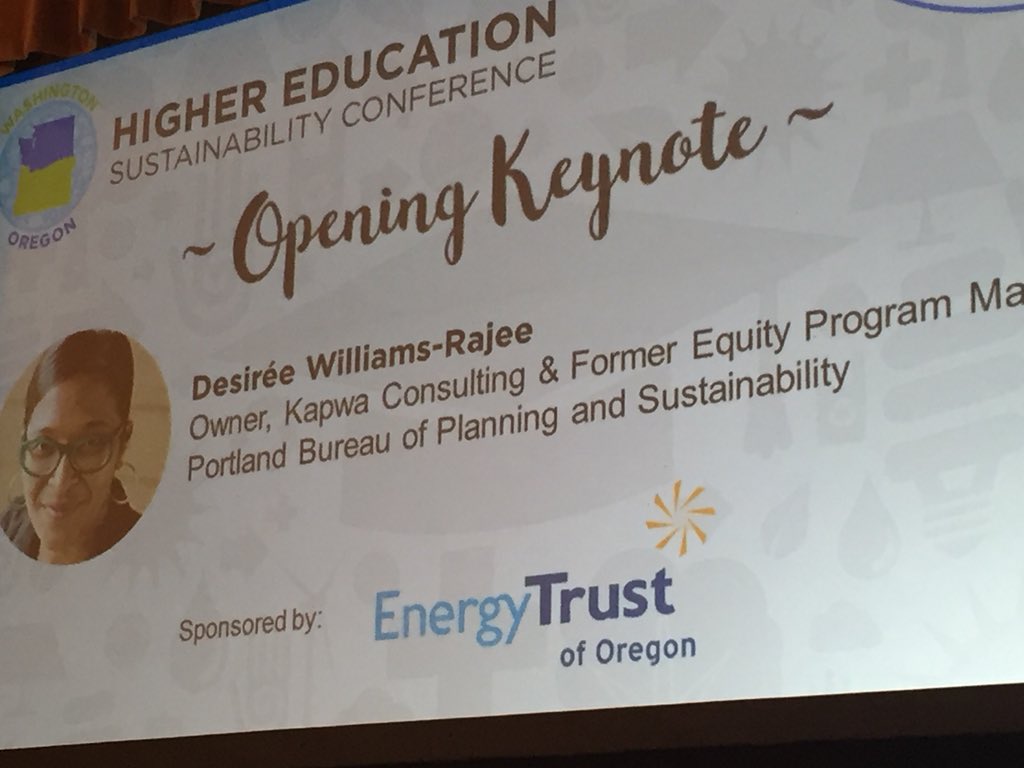 VPOMAD's tweet photo. Let the Diversity Panel @WOHESC be the beginning of weaving diversity, equity, and inclusion throughout campus sustainability efforts. https://t.co/Ntk5vq6gO0
