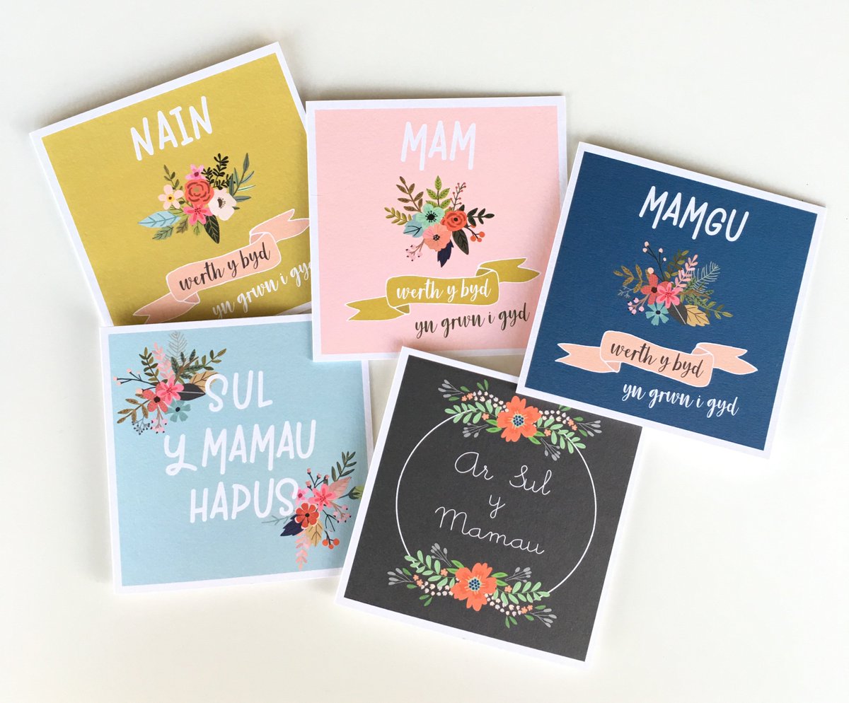 NansiNudd's tweet photo. Cardiau Sul y Mamau i Mam/Nain/Mamgu mewn stoc rลตan! #yagym #sulymamau #cardiau #cerdyn #Cymraeg @yrawrgymraeg https://t.co/BrcanuU1tq