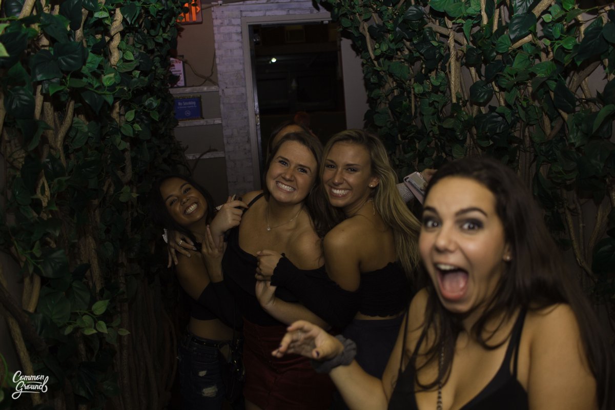 Get your weekend plans ready and come on down to <a href="/CommonGroundBar/">Common Ground</a> with your crew. Have the night you deserve 🥂🍾🎉