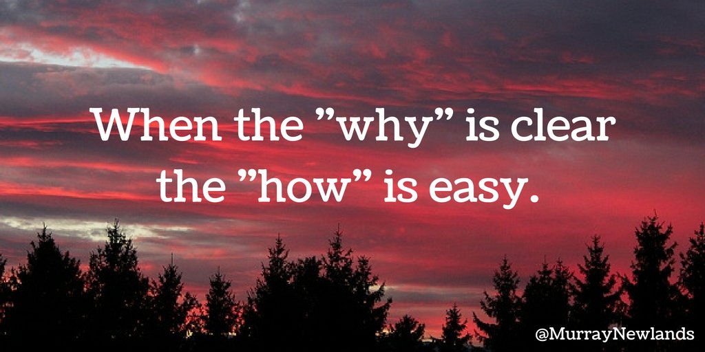 MurrayNewlands's tweet photo. When the "why" is clear, the "how" is easy. 

#WednesdayWisdom
#Inspiration https://t.co/dT9smFMNEy