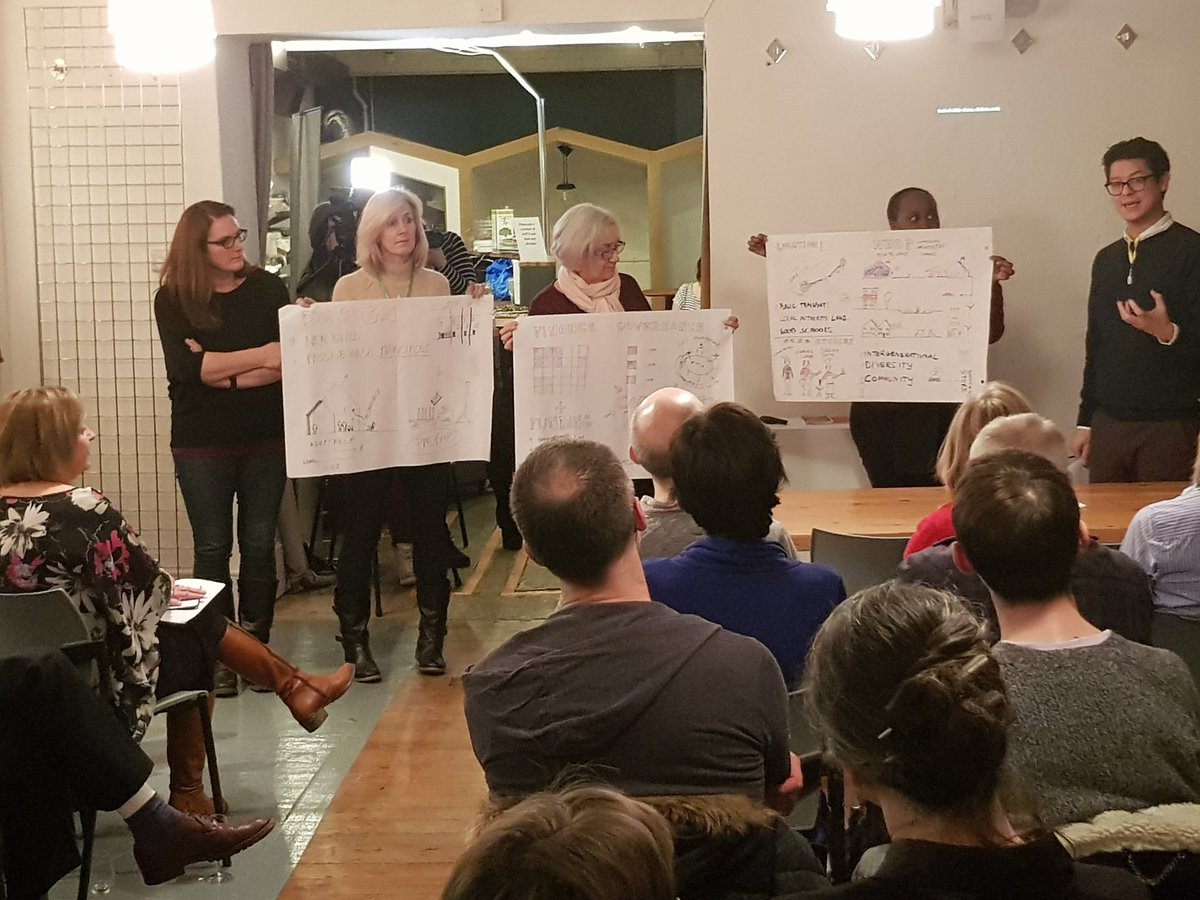 NottsCivicEx's tweet photo. Simon from Unity our second #NottsCohousing team giving us an introduction to their proposal. A rural urban development. https://t.co/TvhKwQ8oG6