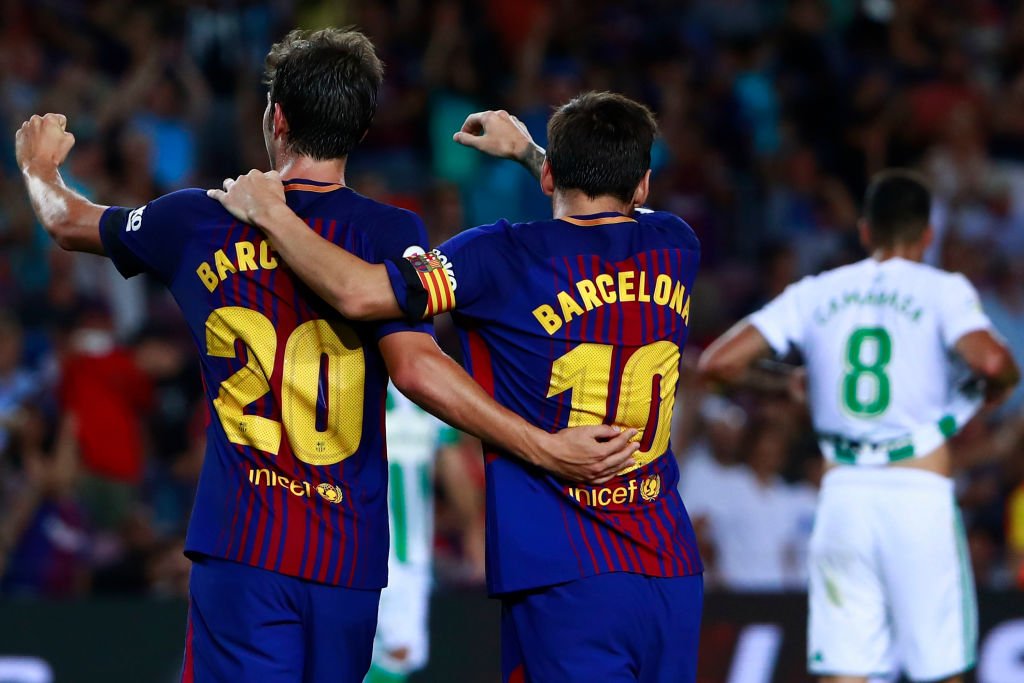 MessiPriv10's tweet image. Feliz cumpleaños @SergiRoberto10 felices 26 que cada día sigas mejorando. Felicidades crack!!!!! 🎂