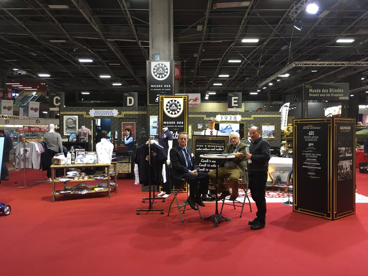 ACO_CD78's tweet photo. Les commissions départementales ACO Île de France vous attendent et vous renseignent sur le stand du Musée des 24 Heures du Mans à Rétromobile Paris Porte de Versailles Hall 1 https://t.co/Yu7UluxdQi
