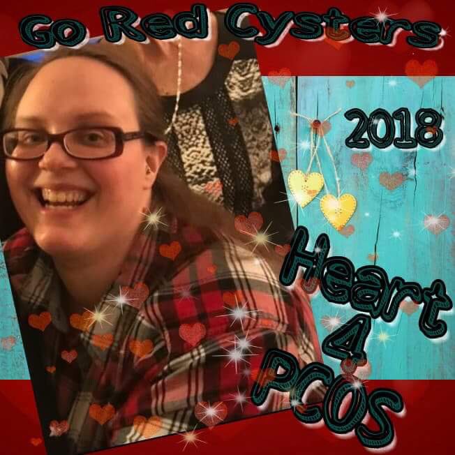 Nicki_Lou_82's tweet photo. #Heart4PCOS #GoRedCysters https://t.co/RSBaOhteGu